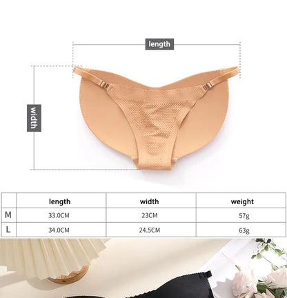 Women’s Sexy Body Shaper Butt Lifter – Hip Enhancer Briefs, Booty Lifter Shapewear with Fake Butt Pads & Control Panties