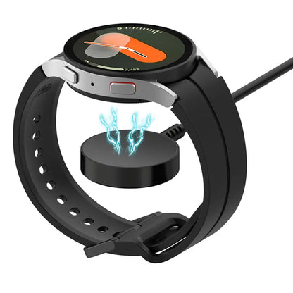Silicone Charger Dock Holder — Samsung Galaxy Watch Ultra 47mm & Galaxy Watch 7/6/5/5 Pro Stand with USB Cable