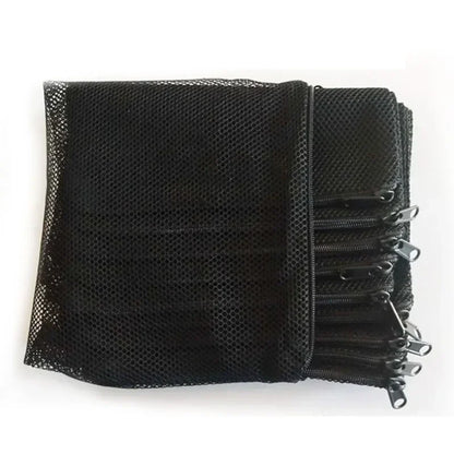 10Pcs Mesh Filter Net Bags – Aquarium Pond Bio Ball, Carbon Media & Ammonia Isolation Bags, White & Black