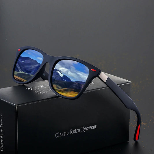 Retro Sports Sunglasses – Vintage UV400 Driver Shades for Men & Women