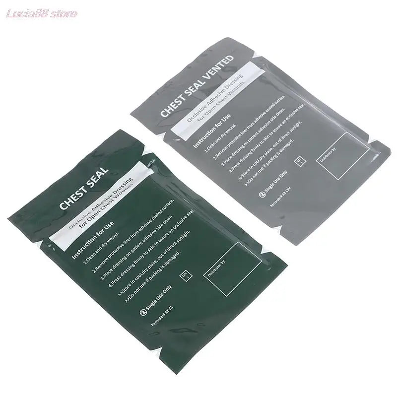North American Rescue Hyfin Vented Chest Seal — Medical Emergency First Aid Outdoor Trauma Seal, Free Shipping