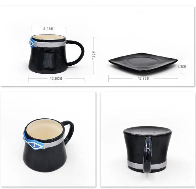 One Piece Anime Ceramic Mug — Chopper, D. Law & Three Brothers Hat Coffee Cup Christmas Gift