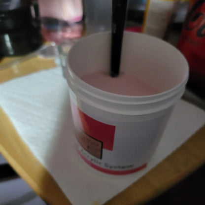 120ml EMA Polymer Acrylic Liquid & Powder - Pink Nail Builder for Dipping, Carving, Acrylic Powder, and Nail Tip Extensions