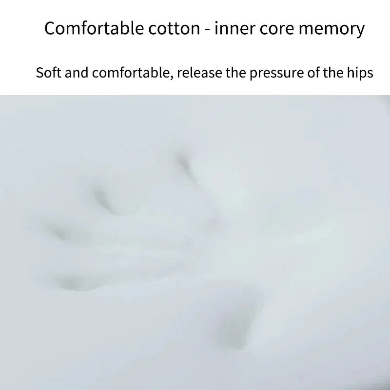 Ergonomic Memory Foam Seat Cushion – Hemorrhoid Relief & Support for Office, Students & Prolonged Sitting