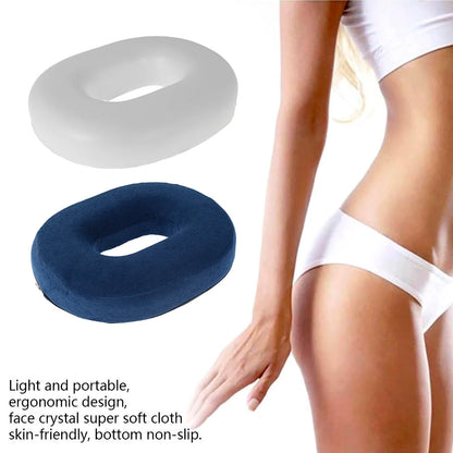 Memory Foam Donut Ring Seat Cushion Pillow | Comfort Chair Cushion for Pregnancy, Office, Travel & Pain Relief