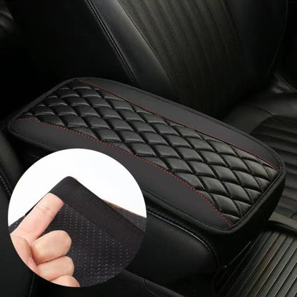 Universal Car Interior Armrest Seat Box Cover – Waterproof PU Leather Center Console Protector for SUV, Durable & Comfortable