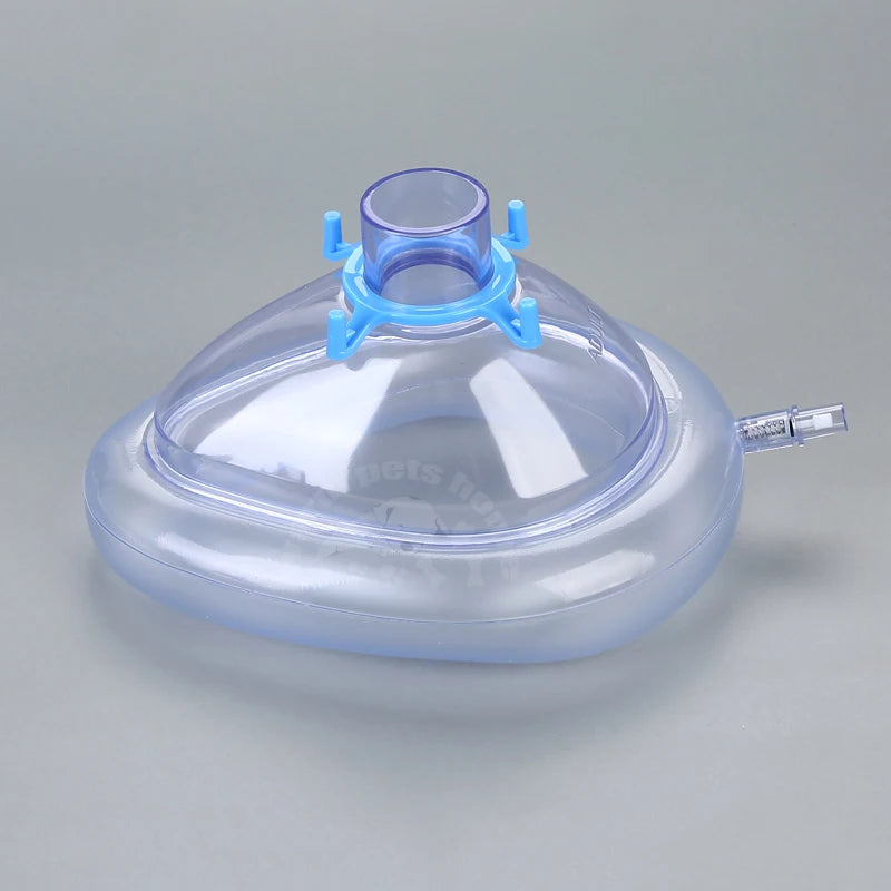 PVC Sterilized Disposable Anesthesia Masks — Resuscitation Face Masks for Adults, Children & Animals (6 Sizes)