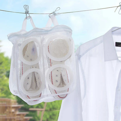 Portable Mesh Shoe Laundry Bag – Washing Machine Safe, Anti-Deformation Shoe Storage & Clothes Organizer