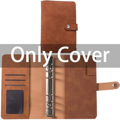 A6 PU Leather Budget Binder Set – Cash Envelopes System, Pockets, Money Organizer, Bill Saving Accessories