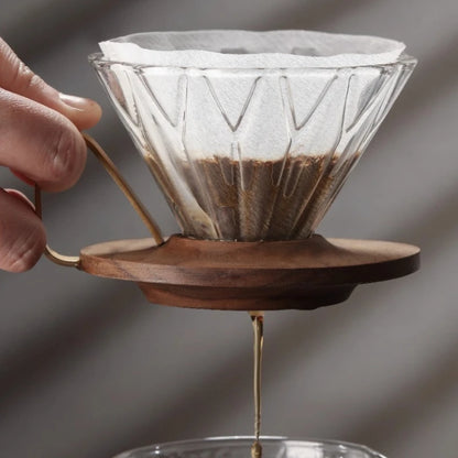 50/100pcs Disposable Cone Coffee Filter Paper – Easy Pour Over Drip Filters for Coffee Machines & Tea Brewing