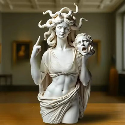 Vienna Goddess 3D Resin Statue — Funny Venus Figurine with Attitude, Home Decor Bust & Plaster Craft Sculpture