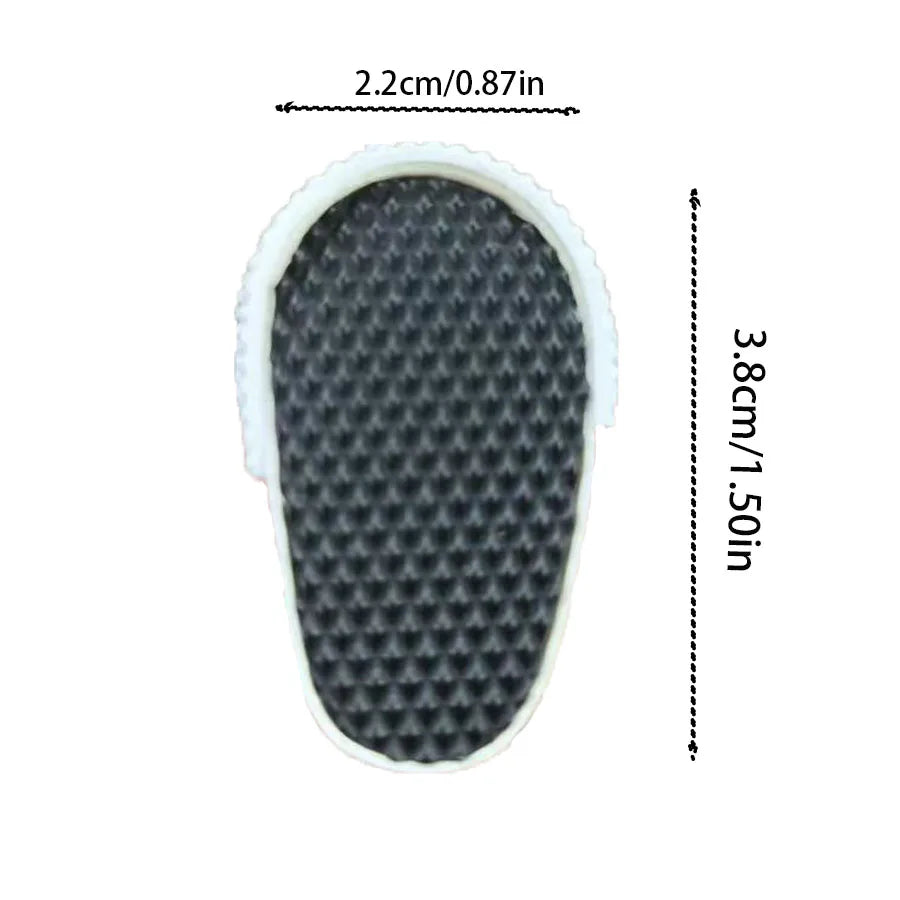 3.8cm Doll Canvas & Leather Shoes for 17cm Labubu Dolls – Cute Doll Clothes Accessories & Gift for Girls