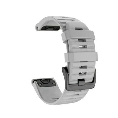 Silicone Quick-Release Watch Bands for Garmin Fenix 3/5/6/7 – 20/22/26mm EasyFit Wrist Strap