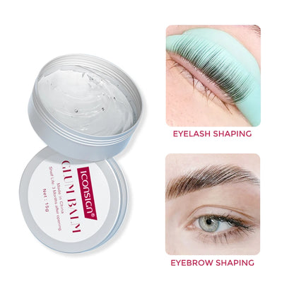ICONSIGN Lash Glue Balm – Fast Fixing Eyelash & Brow Lifting, Waterproof Wax Beauty Makeup Tool