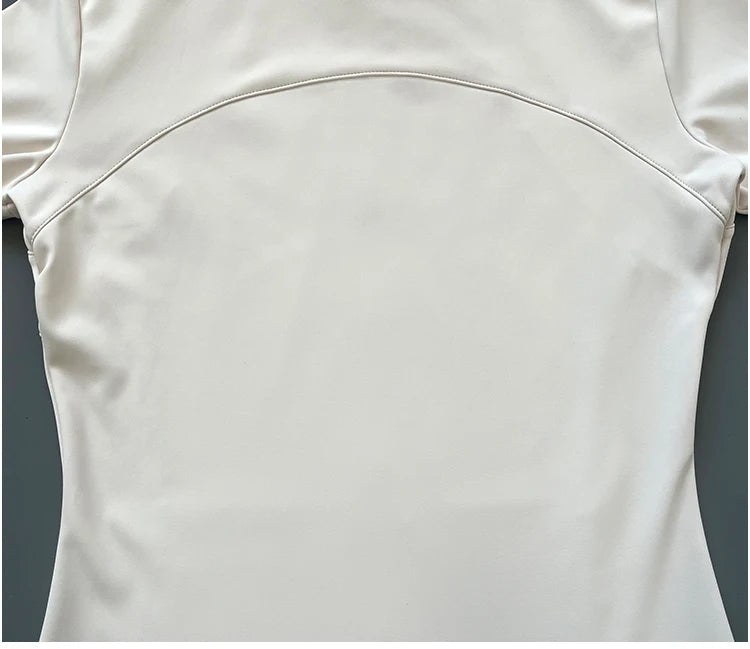 Quick Dry Stand-Up Collar Fitness Jacket for Women – Slim-Fit Zipper Yoga, Running & Cycling Top
