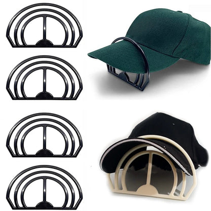 Hat Brim Curving Tool - No Steaming Hat Shaper for Baseball Caps with Band Clamp - Curves Cap Brim Edges Accessories