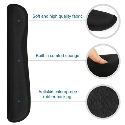 Widen Memory Foam Mouse Pad with Nonslip Wrist Support - Comfortable Keyboard Wrist Rest for Office, Computer, Laptop and Mac