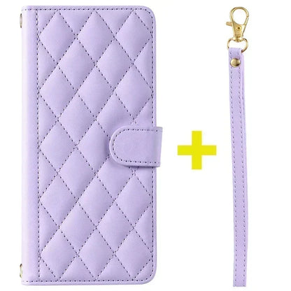 Xiaomi Redmi Note 11 Series Leather Flip Case – Crossbody Wallet Cover for Note 11 Pro 5G/11S/11E/10S/10T/9S/8 Pro