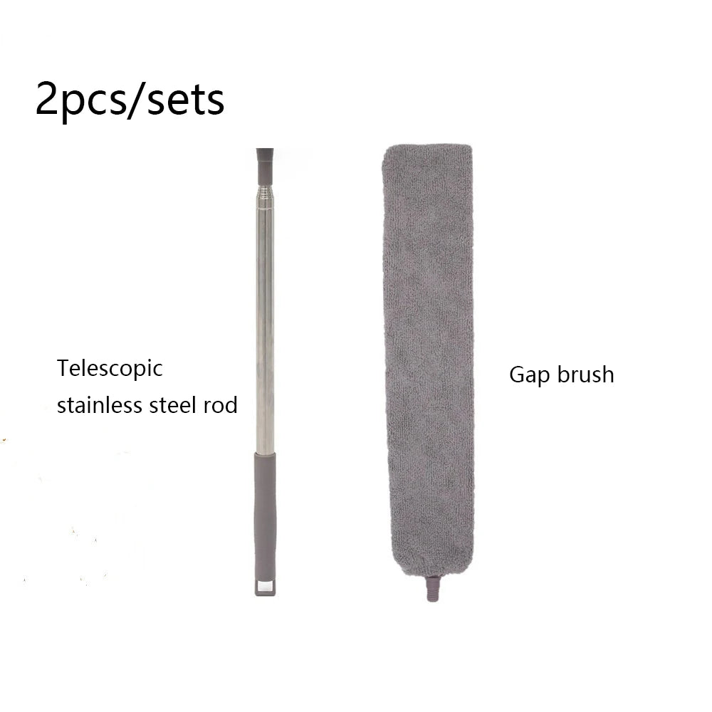 Telescopic Microfiber Duster – 250cm Extendable Washable Brush for Spider Web & Dust Cleaning