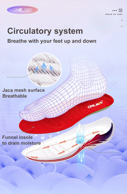 ONEMIX Women's Air Cushion Running Shoes - Lightweight Breathable Mesh Sneakers for Outdoor & Fitness