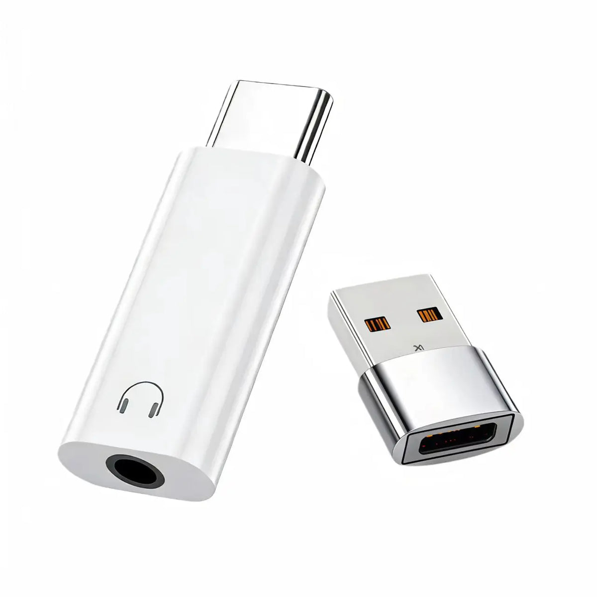 USB-C to 3.5mm Audio Adapter - Type-C Headphone Jack Converter for iPhone 15, Samsung, Xiaomi, and Huawei Devices