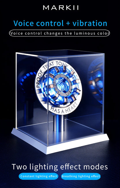 New Sale: Iron Man MK1 & MK2 Arc Reactors – Tony Stark's Mark Armor Heart with LED Lights, 1:1 Chest Lamp Toy Figure