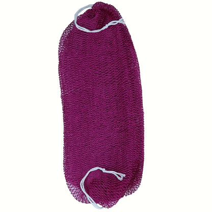 African Net Bath Sponge - Exfoliating Body Scrub for Deep Cleansing and Smoothing Arms, Feet, Back, Neck & Legs
