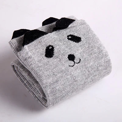 Cute Cartoon Animal Knee-High Socks for Babies & Kids – Warm Cotton Ankle & Over-Knee Socks for Girls