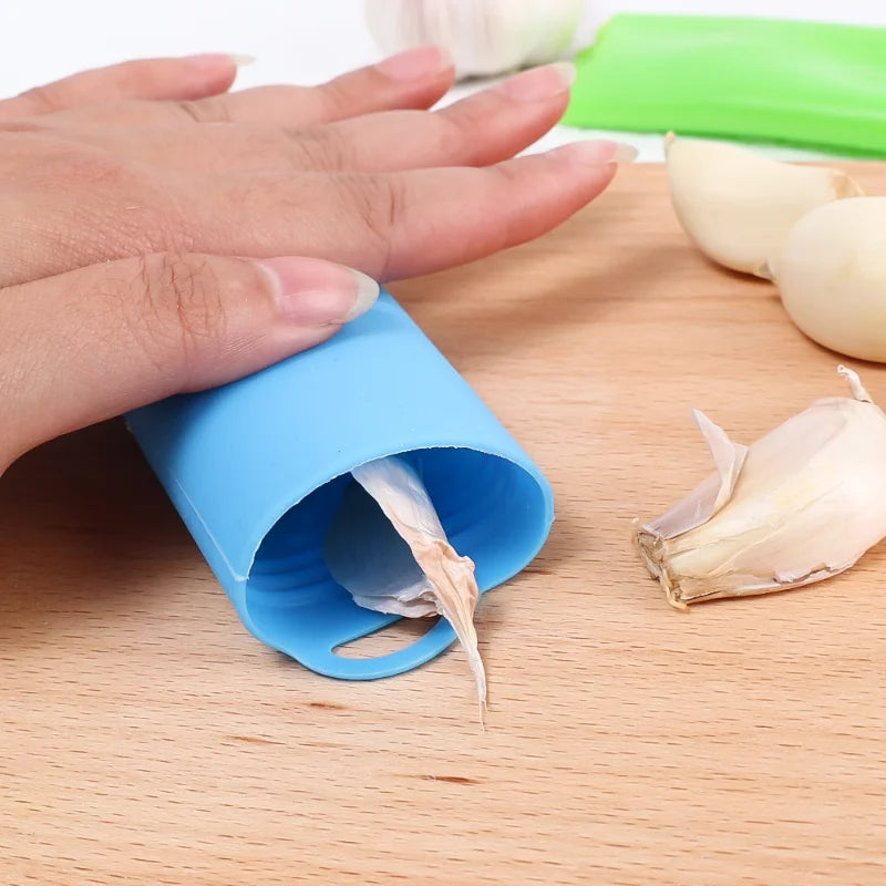 Creative Silicone Garlic Peeler - Easy Peeling Kitchen Tool for Daily Necessities and Household Goods