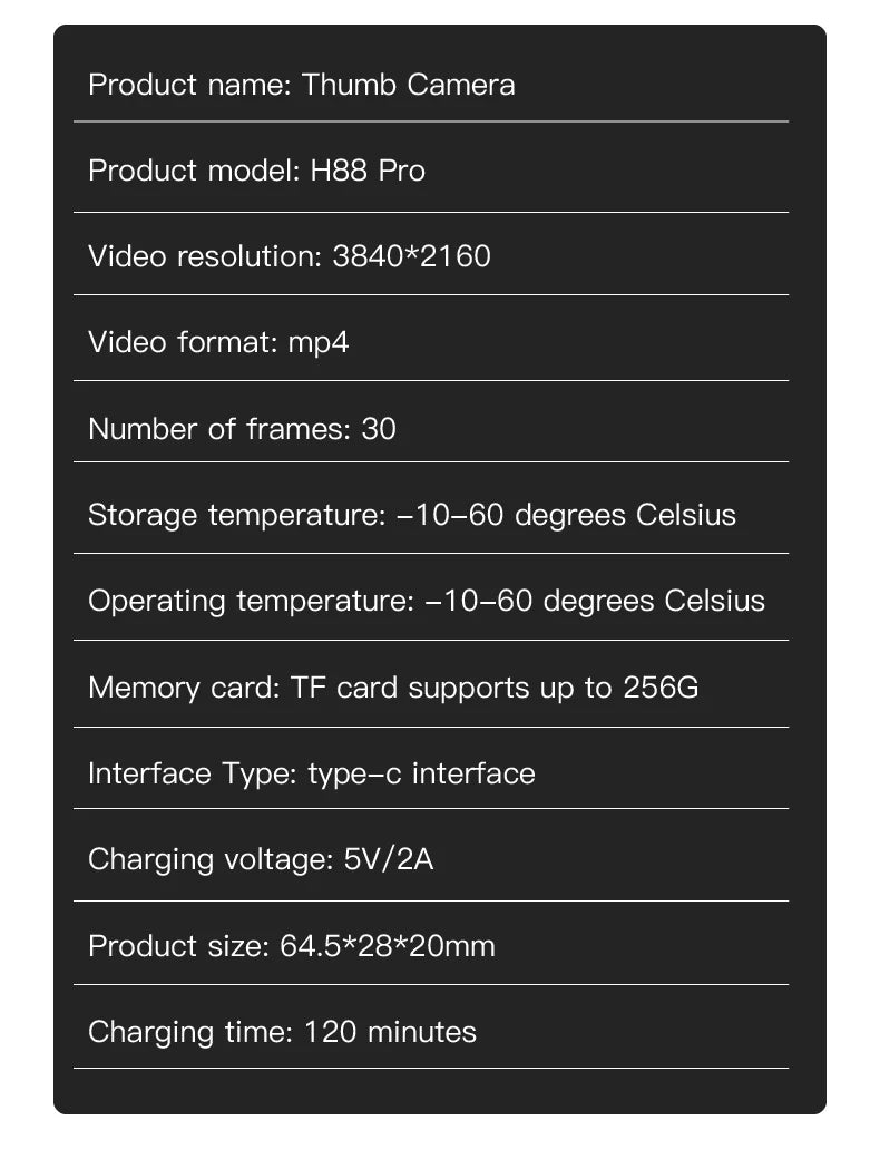 4K HD Mini Vlog Camera — WiFi Wireless Portable Action Body Cam for Sports, Travel & Photography