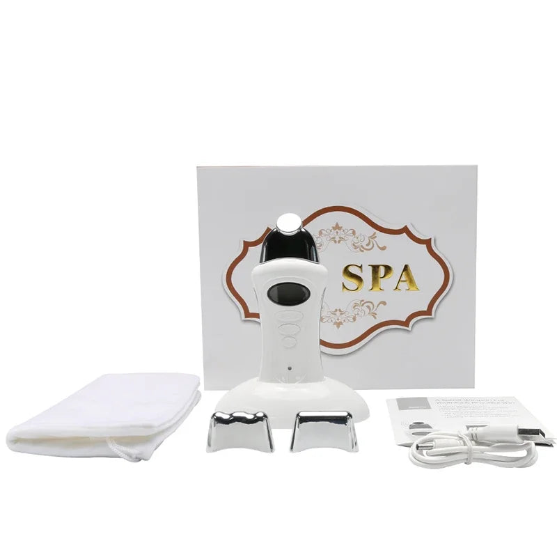 Handheld Galvanic Spa Microcurrent Facial Machine for Skin Tightening & Face Lift – Electroporator Galvanic Current Device for Skin Care