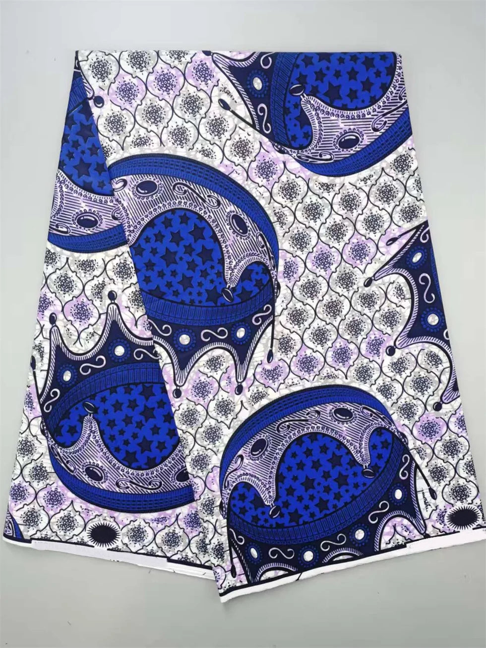 New Nigerian African Wax Fabric - 100% Cotton Real Wax Ankara Print High Quality Original Pagne Material