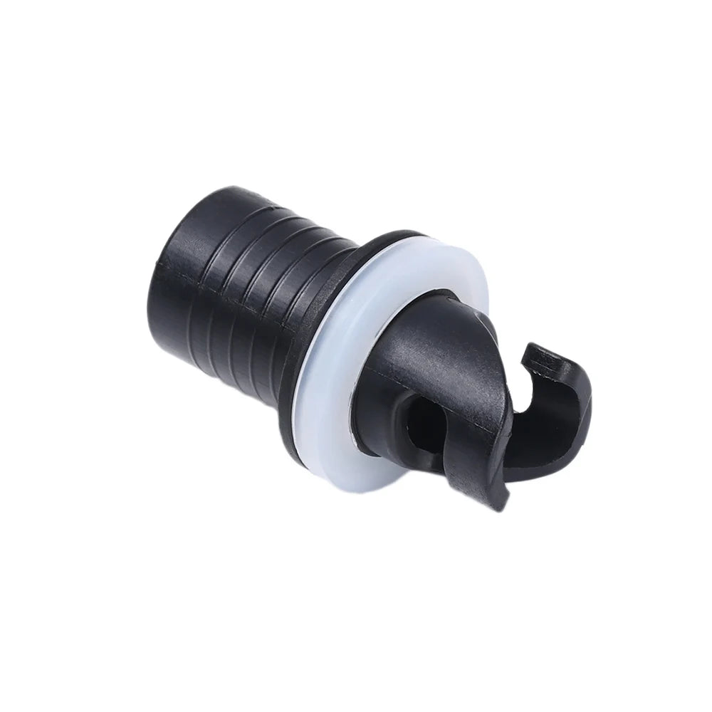 Water Sports Inflatable Boat Connector – PVC Nylon Air Valve Caps, Screw Hose Adapter & Raft Foot Pump for Fishing Kayak Accessories