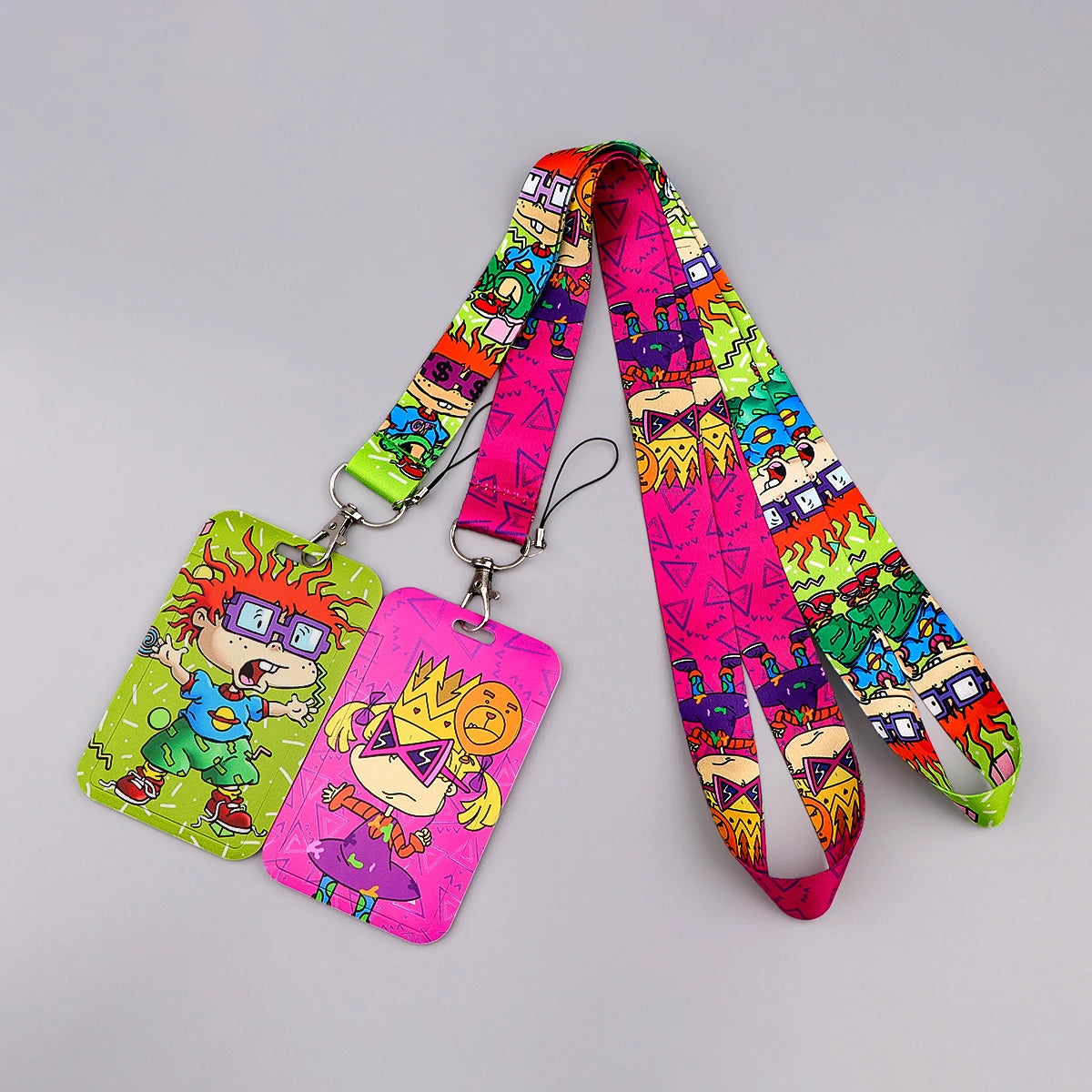 Animated Comedy Lanyard — Key Neck Strap for ID Card, Cell Phone, Badge Holder, Keychain Accessories & Gifts