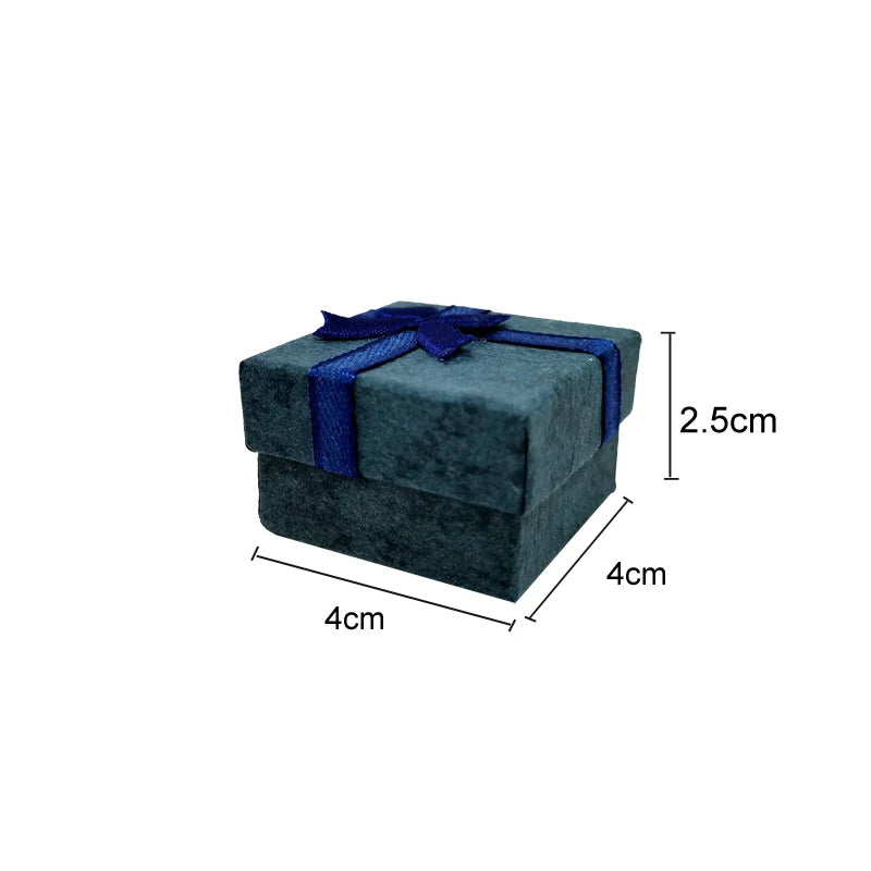 12/24/36pcs Ring & Earring Storage Boxes — High-Quality Paper Jewelry Gift Packaging Container Display