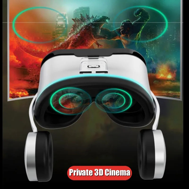 Original J60 4K Wireless VR Glasses – Stereo 3D Virtual Reality Headset for Smartphones Up to 6.7"