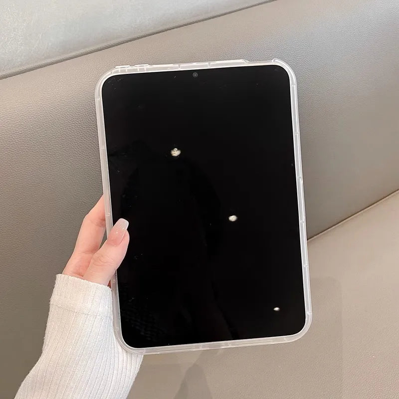 Clear Shockproof Soft Case for iPad 7th Generation: Compatible with iPad 10th 2022, 9th/8th 10.2, Pro 11/12.9, Air 5/4, 10.9, 5th/6th, 9.7 - Protective Cover
