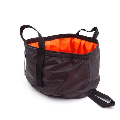 8.5L Collapsible Wash Basin - Portable Folding Bucket for Foot Washing, Travel, Fishing, Hiking, and Camping, Outdoor Water Container