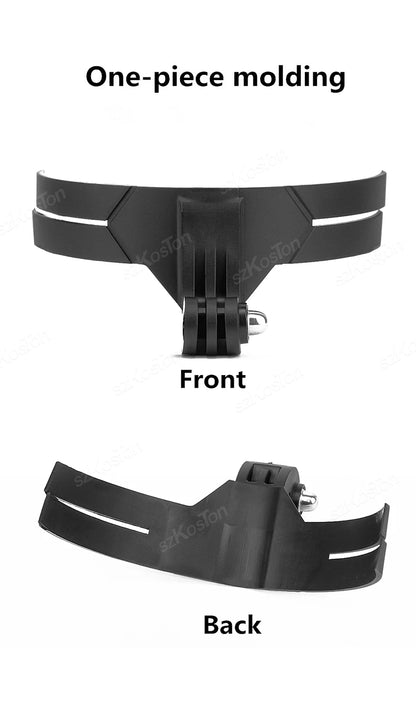 Motorcycle Helmet Chin Mount for Action Cameras – Full Face Holder for GoPro 13–8 & DJI Action 5/4