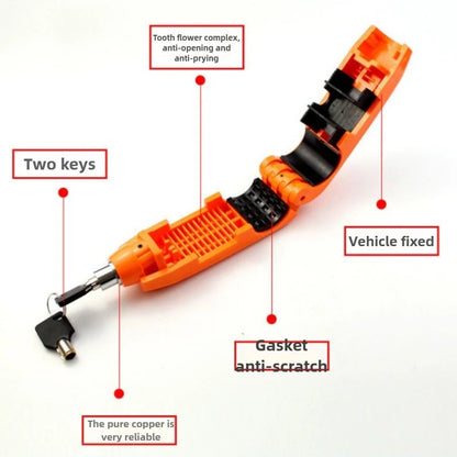 Mini Electric Vehicle Anti-Theft Lock Set – Bicycle & Scooter Security System with Brake Handlebar Grip, Throttle Lock & Cycling Horn for Motorcycle Safety
