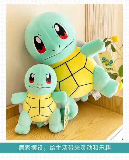 45cm Squirtle Plush Doll – Large Kawaii Pokémon Stuffed Turtle Pillow, Cute Christmas Gift Toy for Boys & Girls