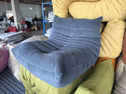 Caterpillar Single Sofa Chair – Cozy Tatami Lounge Chair for Living Room, Bedroom, Balcony, Reading, and Leisure