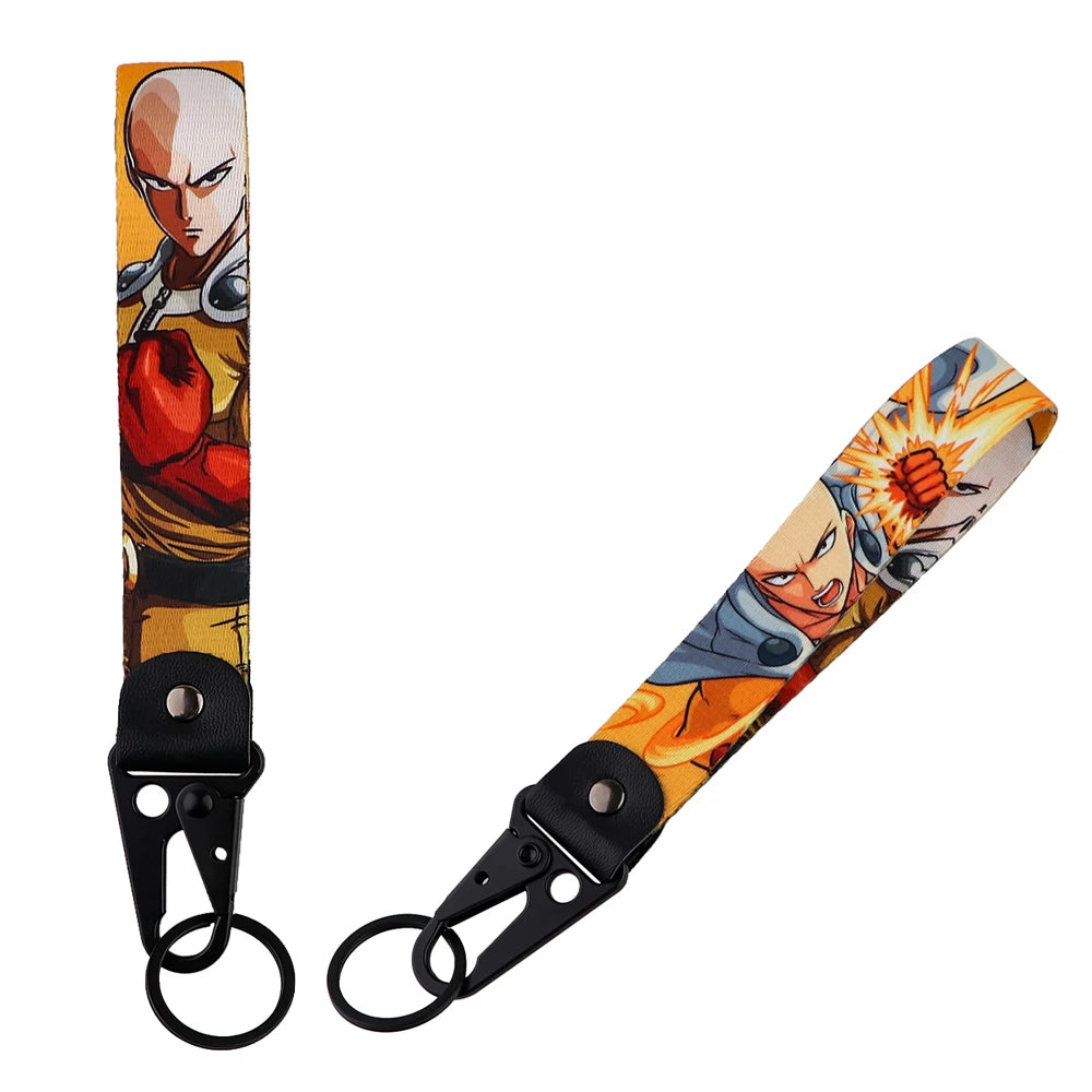 Anime Eagle Beak Keychain – Cool Short Lanyard for Phone, Badge Holder & USB Pendant