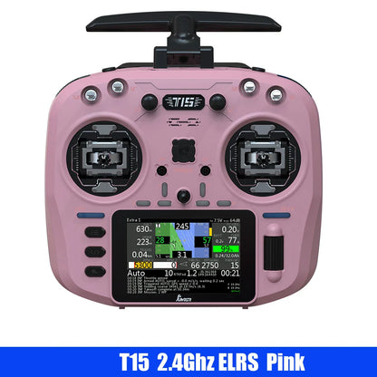 Jumper T15 FPV Radio Controller – Hall Sensor, Color Screen, EDGETX/ELRS for Long Range RC Drone