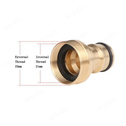 Universal Brass Faucet Adapter - Kitchen Tap Connector for Garden Hose, Watering & Basin Accessories