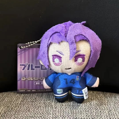 Mini Blue Lock Plush Keychain – Nagi Anime Backpack Charm & Cute Stuffed Doll Gift