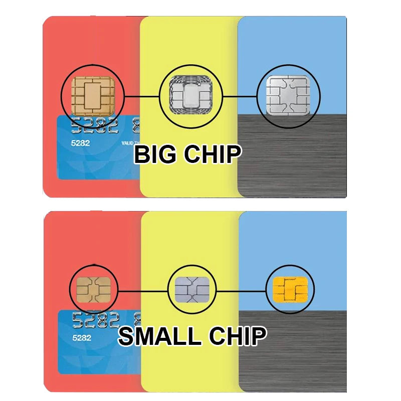 Holographic Robot and Shark Card Stickers - Laser Skin Film Decals for Debit, Credit, and Bank Cards