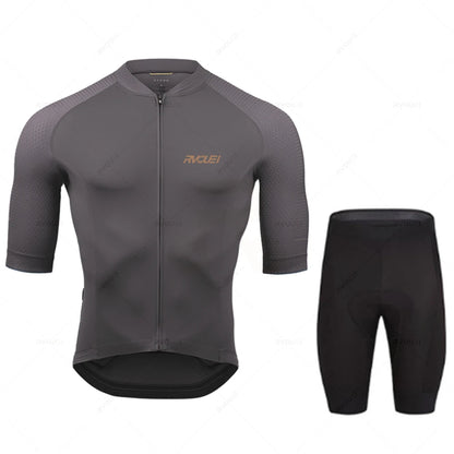 Men’s Pro Team Cycling Jersey Set - Breathable Road Bike Racing Clothing for Cycling & Training