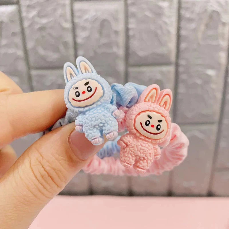 Cute Anime Hair Ropes – Elastic Hair Ties for Women and Girls