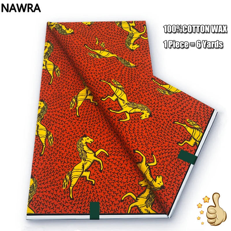 100% Cotton African Wax Print Fabric - High Quality Original Real Wax Ankara Batik Pagne Nigeria Style Sewing Fabric